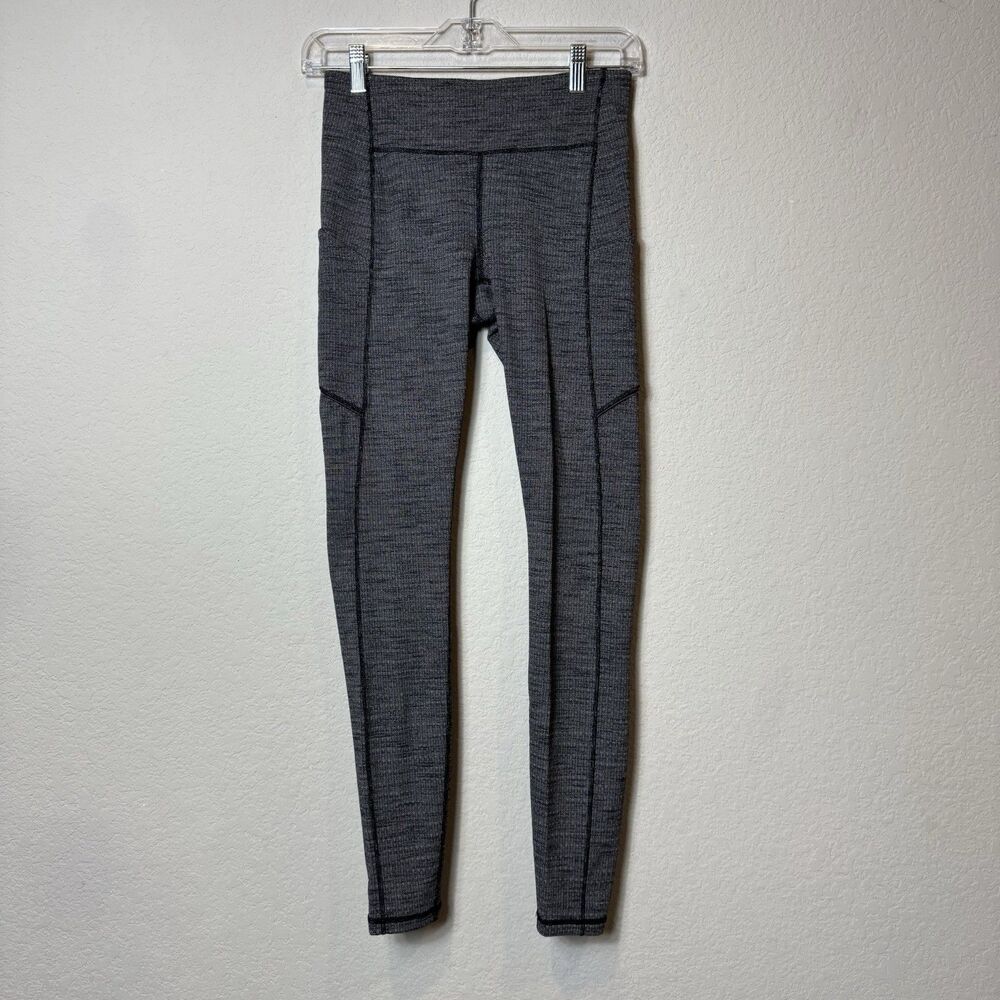 Lululemon Speed Up Tight 28 " Full On Luxtreme Heathered Gray Gym Women’s Size 6